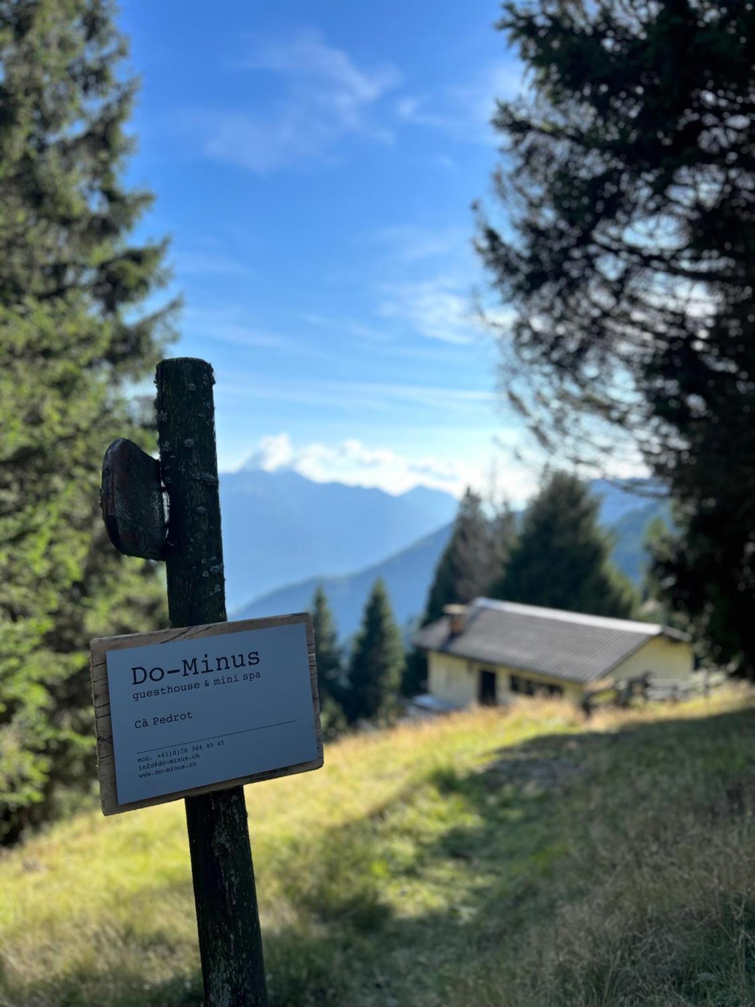 Do-Minus Boutique Home & Private Spa Ca Pedrot Mountain Cottage Monte Carasso Exteriér fotografie